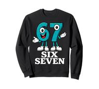 67 Six Seven 6-7 - Meme Divertido Italiano Brainrot Kids Gaming Sudadera
