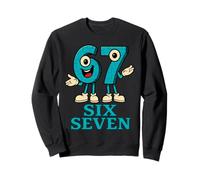 67 Six Seven 6-7 - Meme Divertido Italiano Brainrot Kids Gaming Sudadera