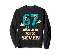 67 Six Seven 6-7 - Meme Divertido Italiano Brainrot Kids Gaming Sudadera