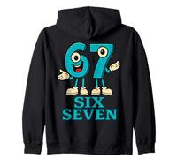 67 Six Seven 6-7 - Meme Divertido Italiano Brainrot Kids Gaming Sudadera con Capucha