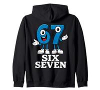 67 Six Seven 6-7 - Meme Divertido Italiano Brainrot Kids Gaming Sudadera con Capucha