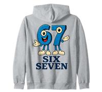 67 Six Seven 6-7 - Meme Divertido Italiano Brainrot Kids Gaming Sudadera con Capucha