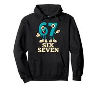 67 Six Seven 6-7 - Meme Divertido Italiano Brainrot Kids Gaming Sudadera con Capucha