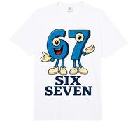 67 Six Seven 6-7 - Meme Italiano de Brainrot Gen Alpha para Videojuegos Comfort Colors Adult Heavyweight T-Shirt