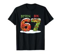 67 Six Seven 6 7 Meme Navidad Divertido Niño Niña Niños Camiseta