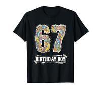 67 Six Seven Birthday Boy Gen Alpha Brain Rot Meme Camiseta