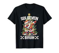 67 Six Seven Bruh Fun Christmas Tree 6 7 Meme para Hombres, Mujeres y niños Camiseta
