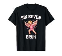67 Six Seven Bruh Funny Valentine 6 7 Meme Hombres Mujeres Niños Camiseta