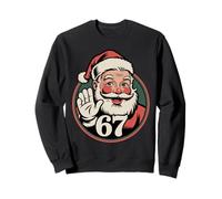 67 Six Seven Christmas 2025 Divertido Papá Noel de la Generación Alpha Meme Sudadera