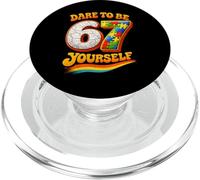 67 Six Seven Dare To Be Yourself Autism Awareness PopSockets PopGrip para MagSafe