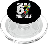 67 Six Seven Dare To Be Yourself Autism Awareness PopSockets PopGrip para MagSafe