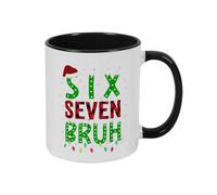 67 Six Seven Funny Christmas 6 7 - Taza de café divertida de 11 onzas