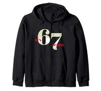 67 Six Seven geste Big Numbers handzeichen Baloncesto Sudadera con Capucha