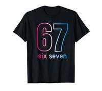 67 Six Seven geste Big Numbers verlauf Baloncesto Camiseta