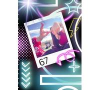 67 Six Seven Handshake Neon Notebook 120 Lined Pages A4 Notepad