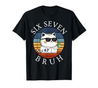 67 Six Seven Meme - Gafas de Sol con diseño de Gato Divertido para niños Camiseta