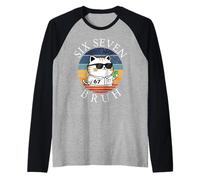 67 Six Seven Meme - Gafas de Sol con diseño de Gato Divertido para niños Camiseta Manga Raglan