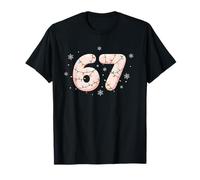 67 Six Seven Meme Gen Alpha Slang Christmas Lights Pijamas Camiseta