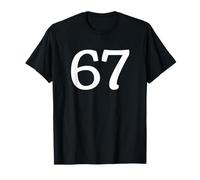 67 Six Seven Meme tee Divertida Tendencia Viral Gen Alpha Humor Camiseta