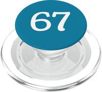 67 Six Seven Meme tee Divertida Tendencia Viral Gen Alpha Humor PopSockets PopGrip para MagSafe