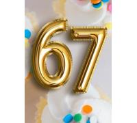 67 Six Seven Notebook A4 120 Lined Pages - Cupcake Notepad - Cake & Ballon theme icing decoration