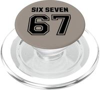67 Six Seven Sport Design on Back. 6 7 Meme Men Women Kids PopSockets PopGrip para MagSafe