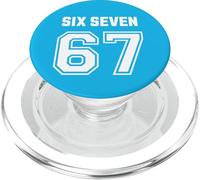67 Six Seven Sport Design on Back. 6 7 Meme Men Women Kids PopSockets PopGrip para MagSafe
