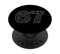 67 Six Seven Tank Military Vehicle PopSockets PopGrip Adhesivo
