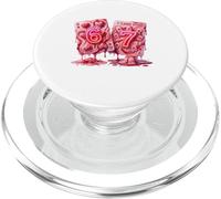 67 Six Seven Valentine Hearts Poker Card Meme Couple Girls PopSockets PopGrip para MagSafe