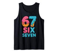 67 Sixty Seven Donut Glaseado Chispas Six Seven 67 Camiseta sin Mangas