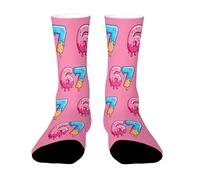 67 Socks Ice Cream 67 Meme Novelty Six Seven Sock For Kids Girls Thermal Feetwear