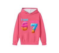 67 Sudadera con capucha para niños de 6 a 7 años, con estampado clásico de personajes de algodón orgánico, lavable a máquina, para niñas de 13 a 14 años