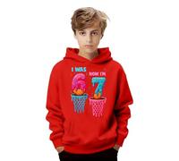 67 Sudadera con capucha para niños de 6 a 7 años, sudadera de moda informal con estampado animal de rizo francés, sudadera con capucha de tela suave para niños de 13 a 14 años