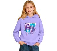 67 Sudaderas con capucha para niños y niñas Six Seven de manga larga Rave Classic 6 7 Meme Printed Pullover Tops Funny Autumn Boy's Streetwear, morado claro, 1-2 años