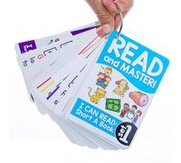 67 Tarjetas Phonics para Niños - Método Aprendizaje Inglés Temprano, Fonéticas Interactivas con Imágenes | Compatible con Lápiz De Lectura, Doble Cara Impermeable Estilo