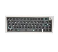 67 Teclas Kit de Teclado Mecánico de Bricolaje con Perilla RGB 5.0 Tipo C Cabado Cot Barebo Barebo Barebo Barebo Sharl White Sound Silicone The Keys Mechanical Kit Botto 67