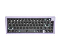 67 Teclas Kit de Teclado Mecánico de Bricolaje con Perilla RGB 5.0 Tipo C Cabado Cot Barebo Barebo Barebo Barebo Sharl White Sound Silicone The Keys Mechanical Kit Botto 67