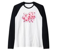 67 Valentine's Day Six Seven Dice 6 7 Meme Men Women Kids Camiseta Manga Raglan