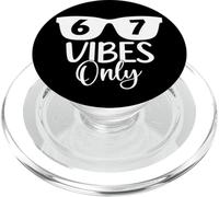 67 Vibes Only 6 7 Number 67 Aura Energy Funny Six Seven Meme PopSockets PopGrip para MagSafe