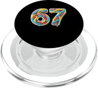 67 Vibrantes números Festivos de cumpleaños PopSockets PopGrip para MagSafe