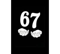 67: Virales Trend Notizbuch | A5 Meme Journal | Six Seven Notizbuch für Gen Z, Gen Alpha & Teens