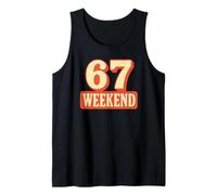 67 Weekend Six Seven Bootleg 6 7 Meme Design Funny 6 7 Camiseta sin Mangas