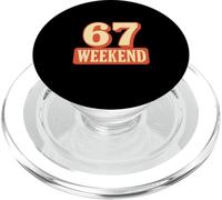67 Weekend Six Seven Bootleg 6 7 Meme Design Funny 6 7 PopSockets PopGrip para MagSafe