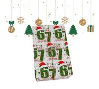 67 Wrapping Paper, Christmas Wrapping Paper, Premium Tear-Resistant Festive Wrapping for Christmas & Birthdays (A)