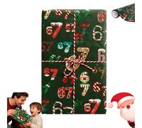 67 Wrapping Paper, Large Funny Christmas Wrapping Papers, Unique Brain Rot Gen a Meme Gift Wrap Paper Roll for Son and Daughter (Green,180 inch)