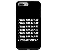 67 Write Lines Six Seven 7endy 6 7endy 67 Meme Funny 6 7 Carcasa para iPhone 7 Plus/8 Plus