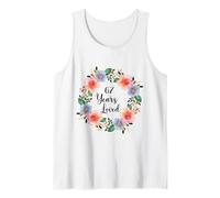 67 Years Loved 67th Birthday Floral 67 Years Loved for Women Camiseta sin Mangas