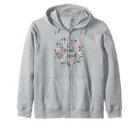 67 Years Loved Men Women Floral 67 Year Old 67th Birthday Sudadera con Capucha