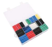 670 Uds Termo Retráctil Mangas de Tubo Retráctil Tubo Termorretráctil de Colores Mezclados, Kit Surtido de Envoltura de Cable de Aislamiento Eléctrico con Caja