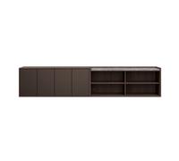 675 H6 Gabinete Roble Oscuro/Mármol